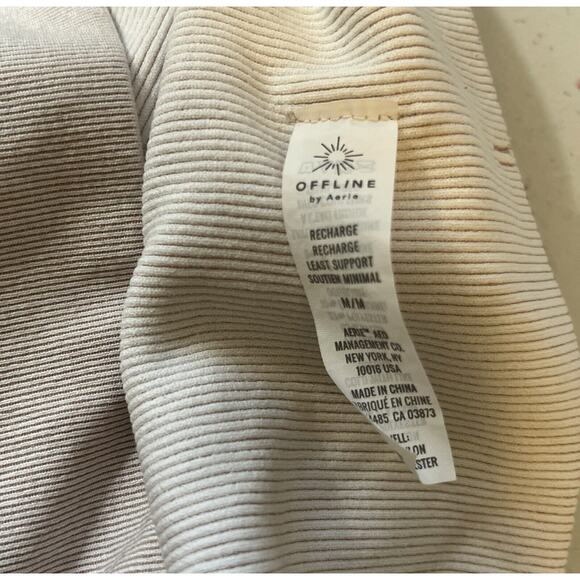 Aerie OFFLINE Seamless Blush Pink Floral Sports Bra Size‎ M - Picture 5 of 5